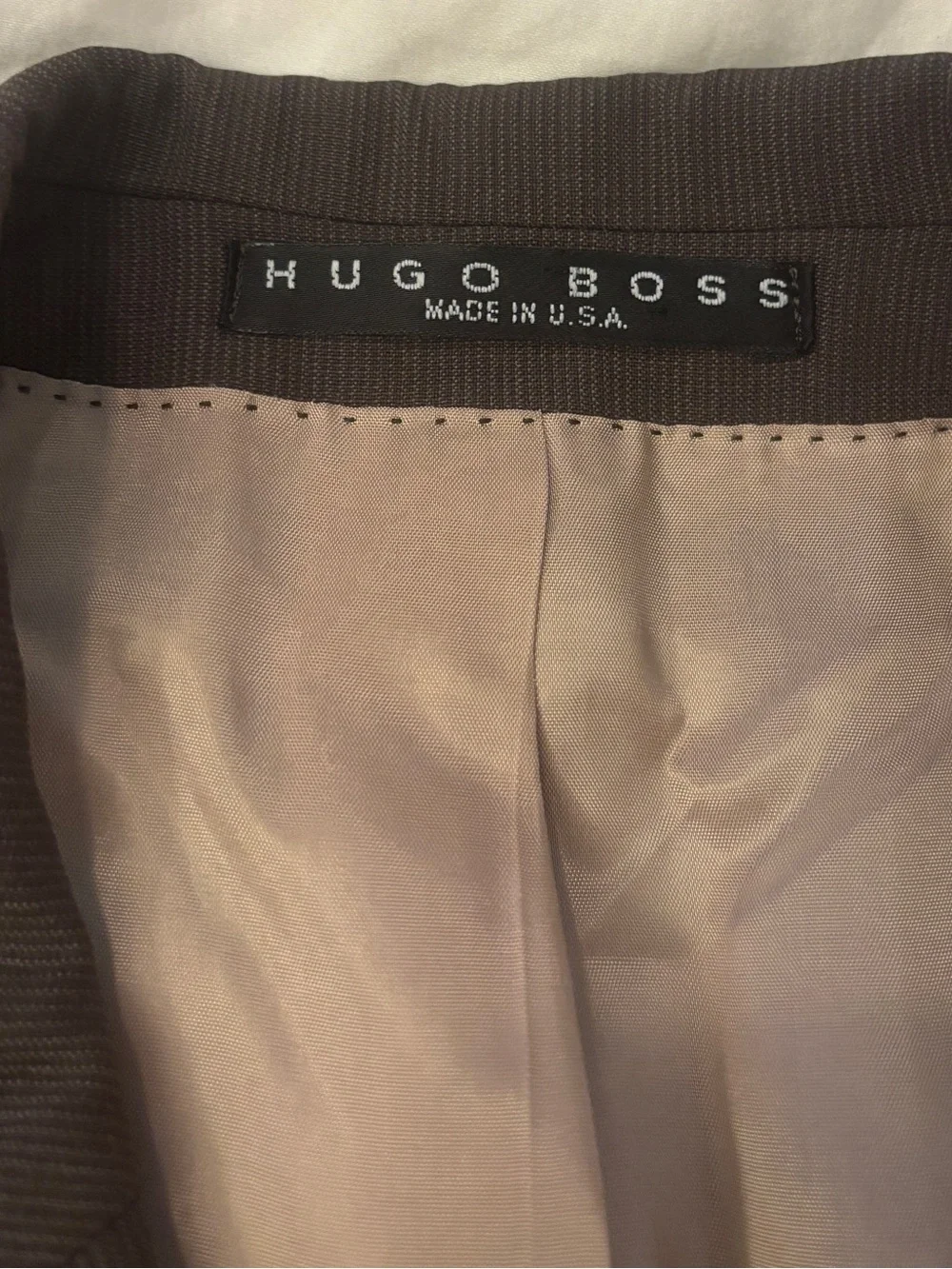 Hugo Boss Rossellini Movie Blazer 46R Cerruti 1881 Virgin Wool USA Gray